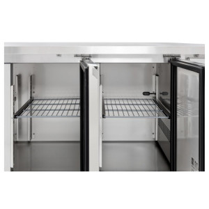 3-Door Refrigerated Table GN1/1 - Depth 700 - Dynasteel