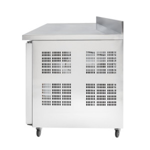 2-Door GN1/1 Refrigerated Table - Depth 700 with Backsplash - Dynasteel