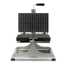 Professional Rotating Large Model Krampouz Waffle Maker - 4x6 Brussels