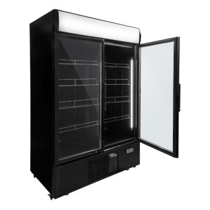 Refrigerated Beverage Display Case - 2 Doors - 1000 L - Dynasteel