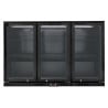 Refrigerated Back Bar Skinplate - 3 Swing Glass Doors - 328 L - Dynasteel