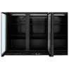 Skinplate Refrigerated Back Bar - 3 Glass Swing Doors - 328 L - Dynasteel