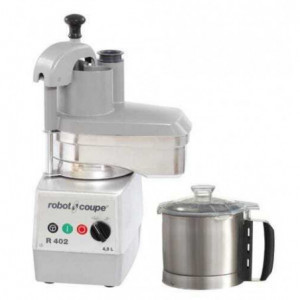 R 402 Combined Cutter & Vegetable Slicer 230 V with French Fries Disc 8 x 8 - Refurbished