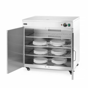 Chauffe Assiettes - 108 Assiettes en Inox HENDI : Maintien et Réchauffement optimal