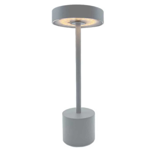 Lampe de Table Touch Aluminium - Roby Gris Clair - Lumisky