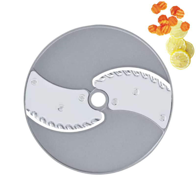 Gewellter Scheibe Schnittgröße - 3 mm der Marke Robot Coupe für CL50 / CL50 Ultra / CL52 / CL55 / CL60. Gewellter Scheibe Schnittgröße - 3 mm der Marke Robot Coupe für CL50 / CL50 Ultra / CL52 / CL55 / CL60.