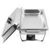 Chafing Dish 9 L - GN 1/1 Eco Dynasteel: Halten Sie Ihre Speisen warm