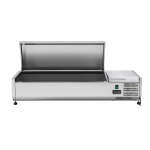 Refrigerated Countertop Saladette Stainless Steel - 5 x GN 1/4 Dynasteel: Keep your food fresh and organized.