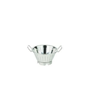 Konischer Seiher mit Fuß - Edelstahl 24 cm optimal