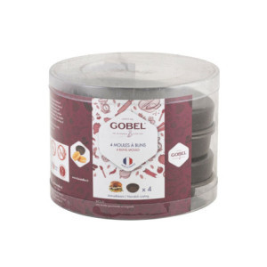 Burgerbrötchenform - Set mit 4: Bereiten Sie perfekte Burgerbrötchen zu!