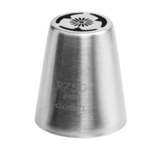 Russische Blütentülle Edelstahl 25mm - Professionelles Konditoreizubehör.