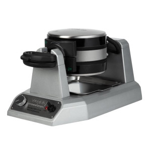 Waring WW200E Double Belgian Waffle Maker - Even & Rotating Cooking