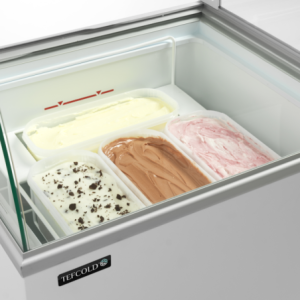 TEFCOLD Ice Cream Display - 191 L Sustainable Freezer