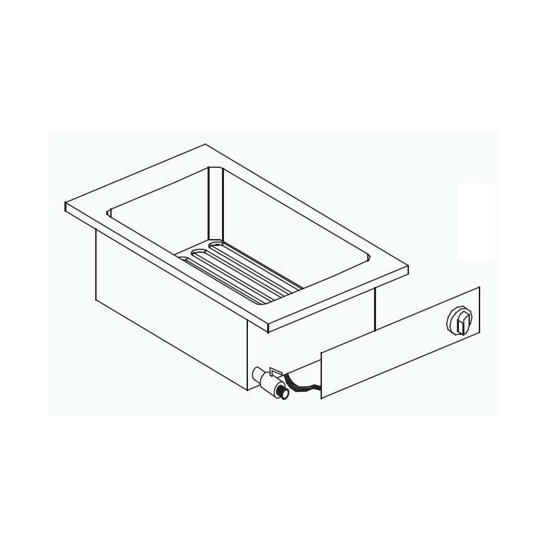 Drop-In Built-In Electric Fryer 10L - Combisteel