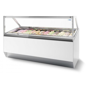 Millenium Ice Cream Display Case - 16 x 5 L CombiSteel - Efficient professional equipment