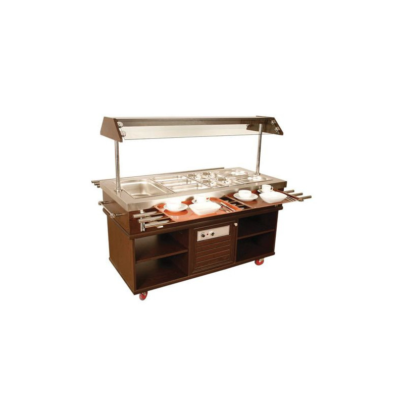 Hot Buffet GN 1/1 CombiSteel - Stainless Steel | Catering