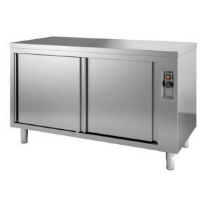 Double-Sided Stainless Steel Warming Cabinet 700 - Professional Heat Maintenance