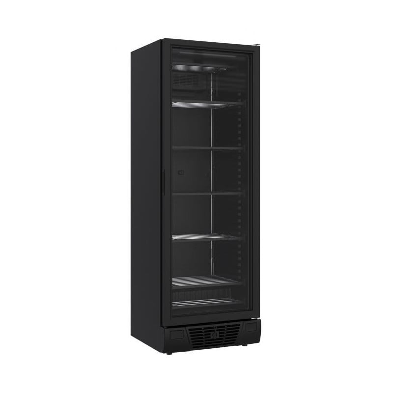 Black Negative Refrigerated Cabinet - Glass Door - 382L - CombiSteel