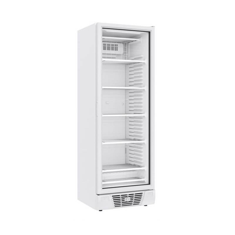 Armoire Réfrigérée Négative Blanche - 1 Porte Vitrée - 382 L - Combisteel - Congélateur Professionnel