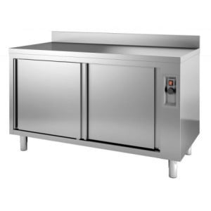 Heated Cabinet 2 Doors - High Performance Stainless Steel Furniture