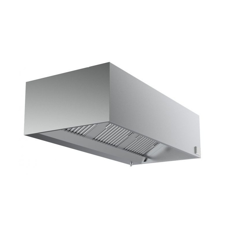 Cubique Wall-Mounted Hood Complete 1200 mm - LED Motor Dimmer Combisteel