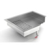 Integrated Crushed Ice Bin Drop-In CombiSteel - Practical Design and Maximum Freshness