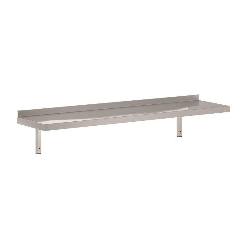 Robust Stainless Steel Wall Shelf - Space-Saving Kitchen