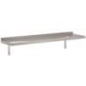 Etagère Murale en Inox avec Support - L 1600 x P 400 mm - CombiSteel