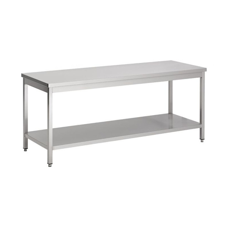 Table Inox Professionnelle - 700 x 600 mm de Qualité