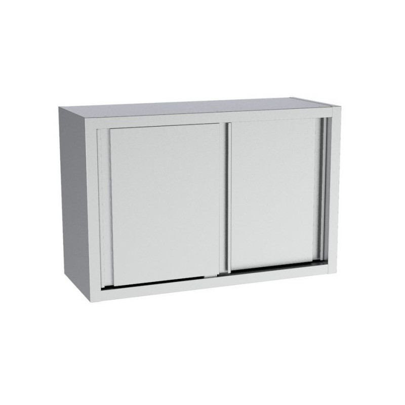 Wall Cabinet Sliding Doors Stainless Steel - 1200x400 mm