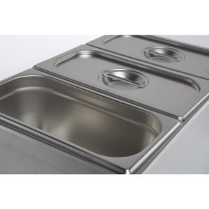 Bain-Marie mit Ablasshahn - GN 1/1 | CombiSteel: Gleichmäßige und zuverlässige Erwärmung