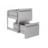 Block 2 Drawers for Refrigerated Table - CombiSteel