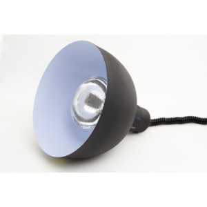 Round Black Heat Lamp - Powerful and Elegant