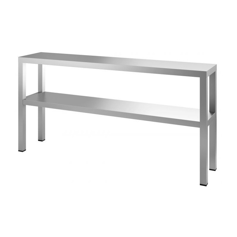 Shelf Table 2 Levels 1800x300mm | CombiSteel - Quality Stainless Steel Furniture