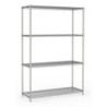 Abnehmbares Regal 4 Ebenen - L 1200 x T 450 mm - CombiSteel
