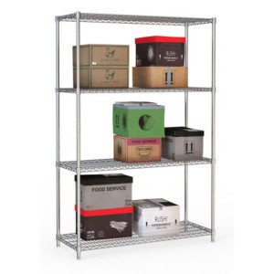 Abnehmbares Regal 4 Ebenen - L 1200 x T 450 mm - CombiSteel