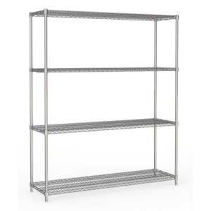 4-Level Detachable Shelf - Chrome Steel - Combisteel