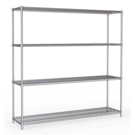 Removable Shelf 4 Levels - Chrome Steel CombiSteel