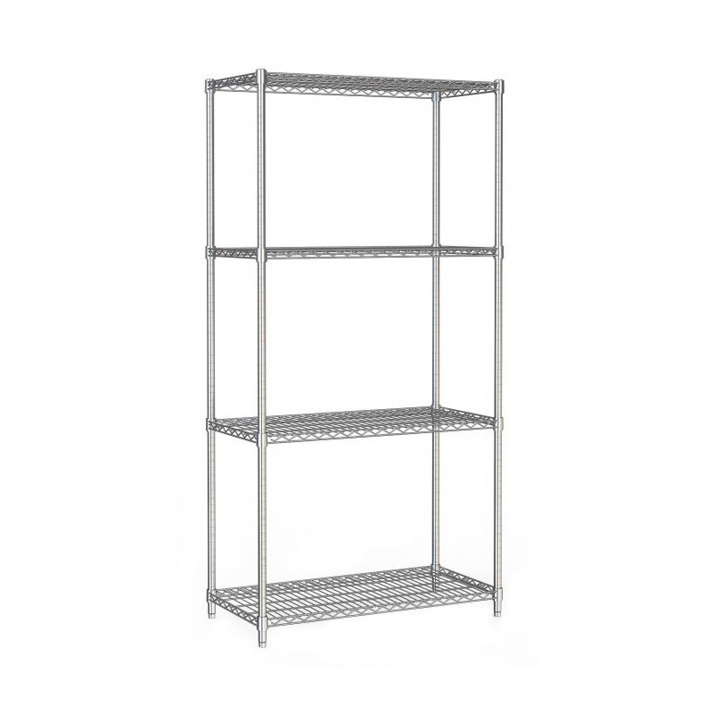 4-Level Detachable Shelf - CombiSteel - 900x450 mm