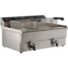 Electric Countertop Fryer - 2 x 10 L - CombiSteel – Pro Fryer 10,000 W & 20 L