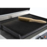 Grill Panini Contact Simple Plaques Rainurées CombiSteel