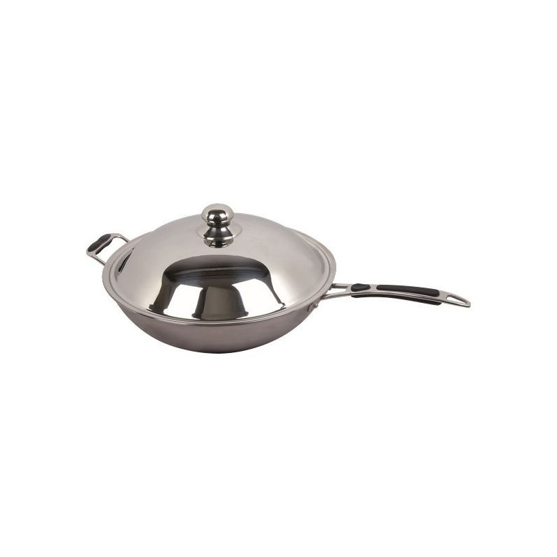 Sauteuse Wok Induction CombiSteel - Stainless Steel