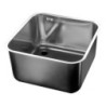 Square Stainless Steel Sink 400x400 Professional CombiSteel