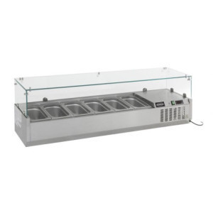 Refrigerated Countertop Saladette - 8 GN 1/4 CombiSteel: Elegance and Performance