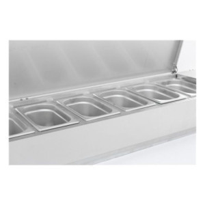 Refrigerated Saladette to Place Stainless Steel - GN 1/3 CombiSteel