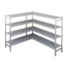 Winkelregal für Kühlraum 1200 x 1500 x 2010 mm - L 935 x T 450 mm - CombiSteel