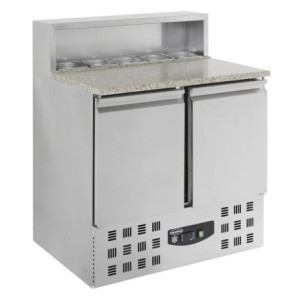 Pizza Cabinet 2 Doors 5 GN 1/6 Stainless Steel CombiSteel