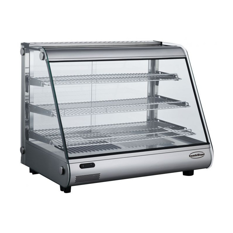 Professionelle Wärmevitrine CombiSteel - 160 L aus Edelstahl