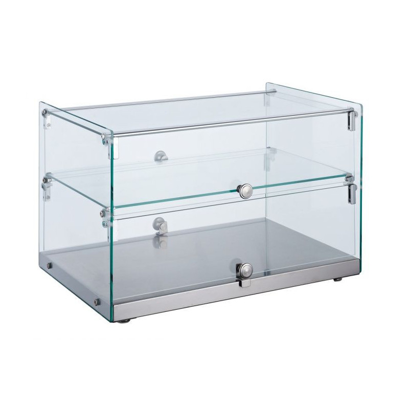 Vitrine neutre professionnelle CombiSteel 50L - Modèle de table