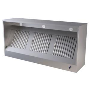 Cubical Hood with LED - Depth 950 - 1600 mm by CombiSteel